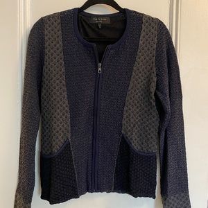 Rag & Bone Knit Sparkle Jacket - L